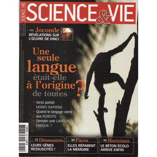 Science Et Vie  N° 1069 : Une Seule Langue Était-Elle À L'origine De Toutes ?