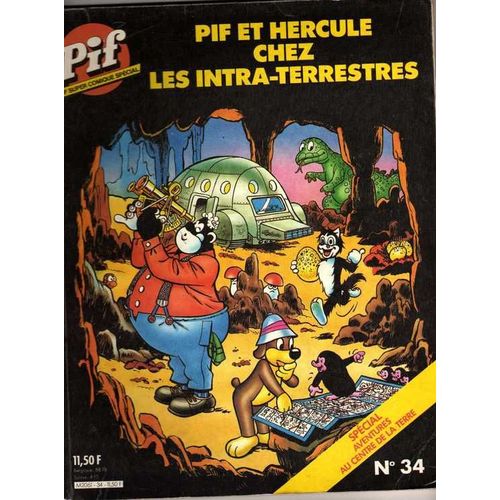 Pif Et Hercule  N° 34 : Pif Et Hercule Chez Les Intra-Terrestres