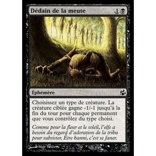 Dédain De La Meute  - Magic Mtg - Lèveciel 73 - C