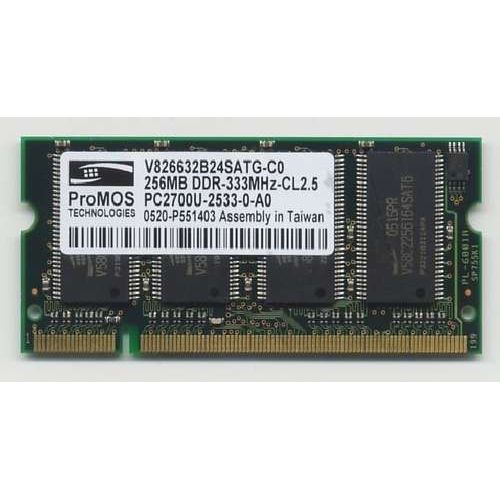 ProMOS - mémoire - 256 Mo - DDR - SO DIMM  - 333 MHz  - PC2700 - CL 2.5