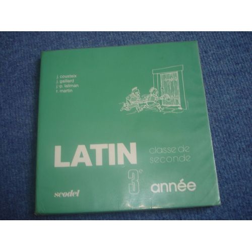 Latin - 3e Année, Classe De 2de