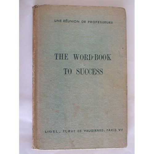 The Word Book To Success