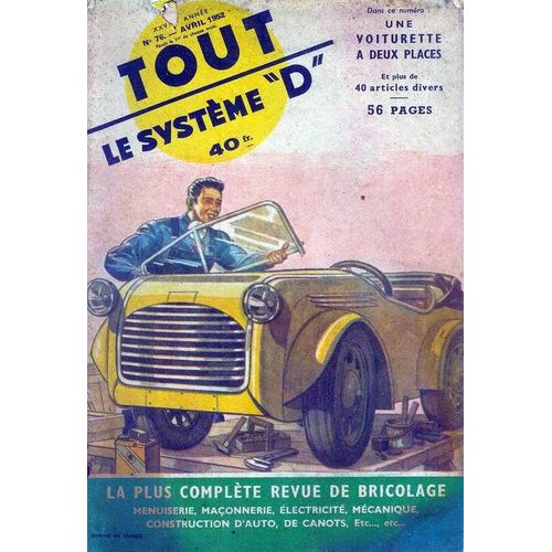 Tout Le Système "D"  N° 76 : Avril  1952