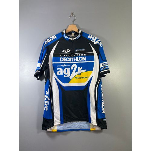 Maillot Vélo Cyclisme Vintage Ag2r Conception Decathlon