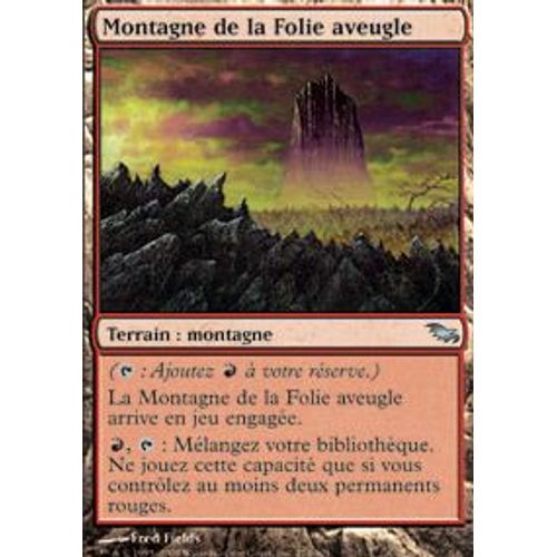Montagne De La Folie Aveugle  - Magic Mtg - Sombrelande 274 - U