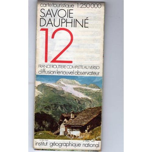 I G N Carte Touristique Savoie Dauphine 1 No 12 Rakuten