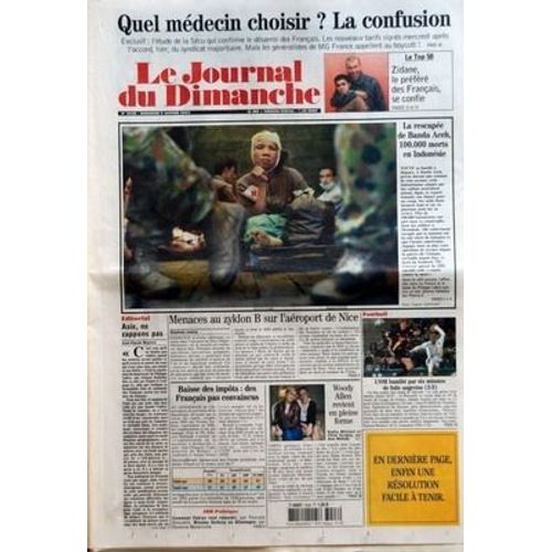 Journal Du Dimanche (Le) N° 3028 Du 09/01/2005