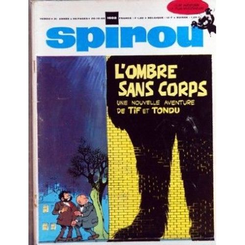 Spirou N° 1602 Du 26/12/1968