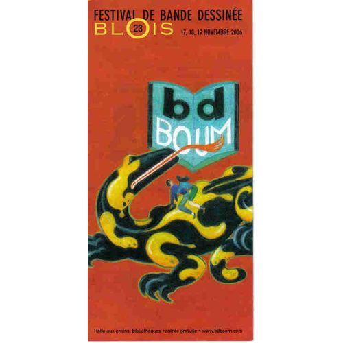 Programme Lorenzo Mattotti Pour Festival Bd Blois 2006