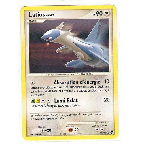 Latios D&p "Duels Au Sommet" 90 Pv 23/106