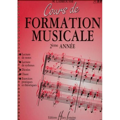 Cours De Formation Musicale 2ème Année