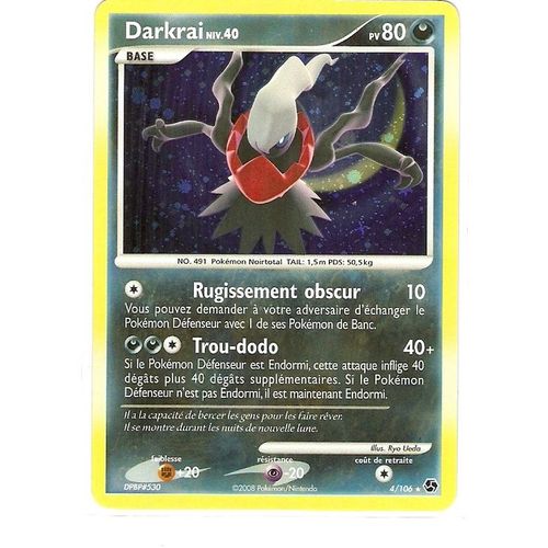 Darkrai Holo "Duels Au Sommet" 80 Pv 4/106