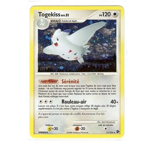 Togekiss Holo "Duels Au Sommet" 120 Pv 11/106