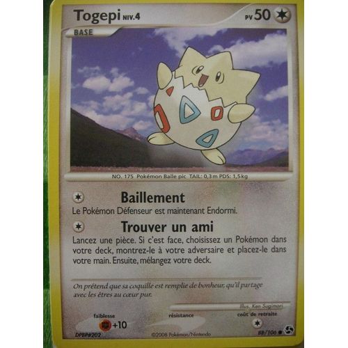 Pokemon - Togepi Niv.4 - Duels Au Sommet 88/106