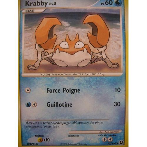 Pokemon - Krabby Niv.8 - Duels Au Sommet - 75/106