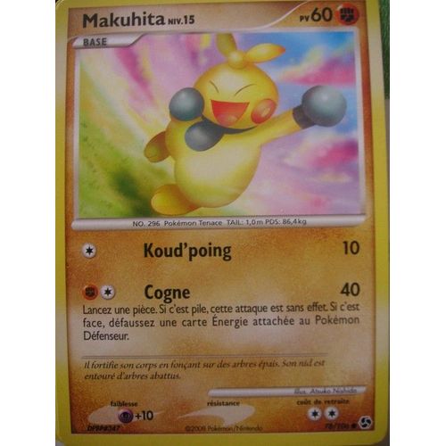 Pokemon - Makuhita Niv.15 - Duels Au Sommet 78/106