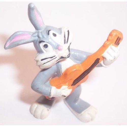 Figurine Bugs Bunny Guitare 6 Cm