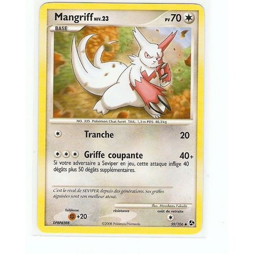 Pokemon - Mangriff Niv.23 - Duels Au Sommet 59/106