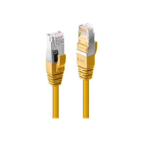 Lindy - Cordon de raccordement - RJ-45 (M) pour RJ-45 (M) - 20 m - 6.2 mm - S/FTP - CAT 6 - sans halogène, sans crochet - jaune