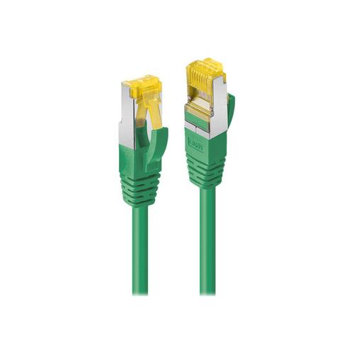 Lindy - Cordon de raccordement - RJ-45 (M) pour RJ-45 (M) - 7.5 m - 6.5 mm - S/FTP - CAT 7 - sans halogène, sans crochet - vert