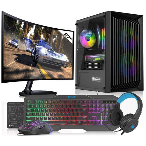 VIST Kit Gaming Ryzen 5 5600G - RAM 16Go - RX VEGA - SSD 1To M.2 - LCD 27 - Windows 11 Pro