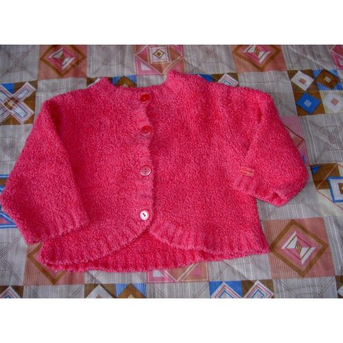 Gilet Rose Pour Petite Fille 12 Mois