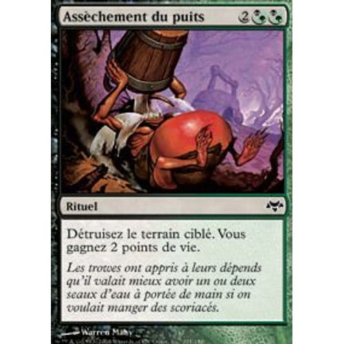 Assèchement Du Puits  - Magic Mtg - Coucheciel 121 - C