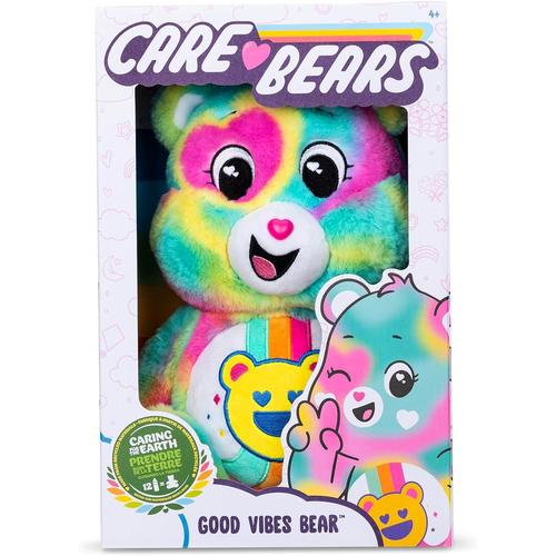 Care Bears Good Vibes Bear 35cm Medium Plush Eco Friendly