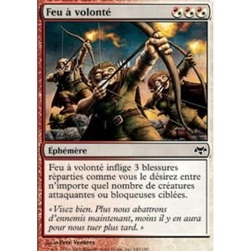 Feu À Volonté - Magic Mtg - Coucheciel 140 - C