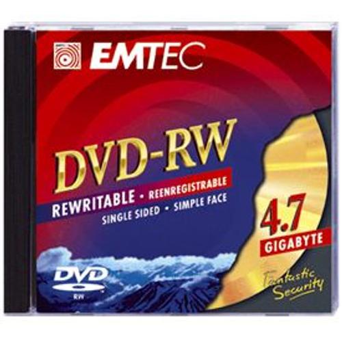 EMETEC dvd-RW 120 mn 4.7 Go 2hrs 1-2x