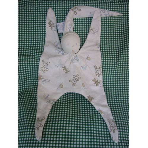 Doudou Lutin Plat Ecru Cadet Rousselle