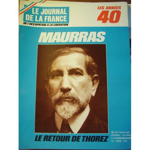 Le Journal De La France N 180 Maurras