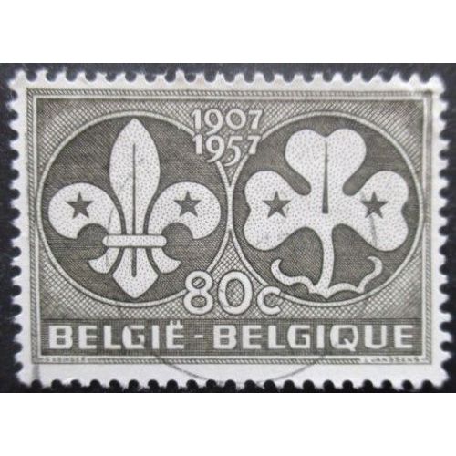 Belgique N°1022 Scoutisme Oblitéré