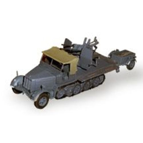 Char De Combat - Flakvierling Sd.Kfz 7/1 With Sd.Ah 51-Altaya-Altaya