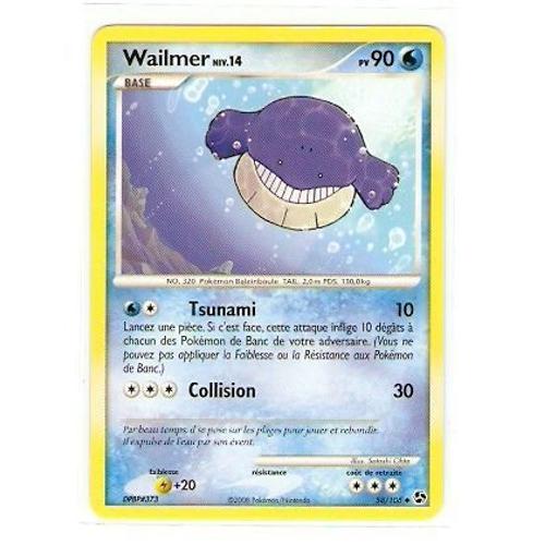 Pokemon - Wailmer - Niv.14 -  Pv90 - Duels Au Sommet - 58/106 - Fr