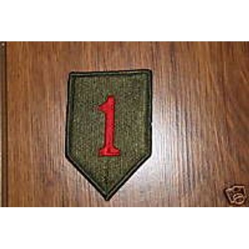 Insigne Tissu D'epaule De La 1 Er Division D'infanterie Us