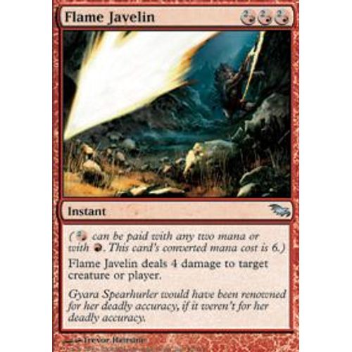 Javelot De Flammes  - Magic Mtg - Sombrelande 92 - U