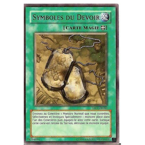 Yu-Gi-Oh! - Symboles Du Devoir - Taev-Fr060 - Carte Rare