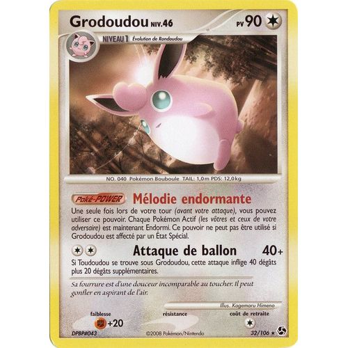 Pokemon  - Grodoudou - Niv.46 - Duel Au Sommet - N° 32/106