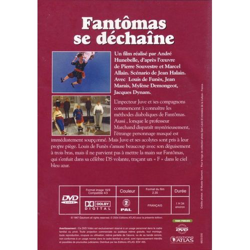 Fantômas Se Déchaine - Editions Atlas