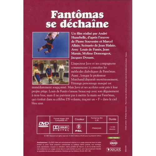 Fantômas Se Déchaine - Editions Atlas