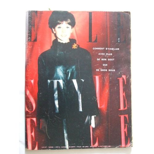 Elle 23 Septembre 1960  N° 770 : Style Elle.Helene Roussel,La Soeur De Michele Morgan,Par Voldemar Lestienne