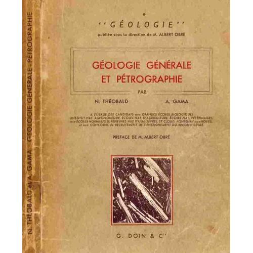 Géologie Générale Et Pétrographie