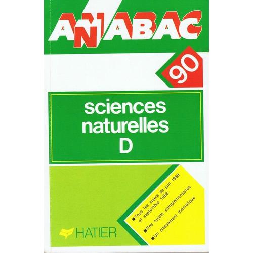 Anabac 90  -  Sciences Naturelle D
