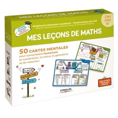 Mes Leçons De Maths Cm1 Cm2 6e - Avec 40 Cartes Leçons, 10 Cartes Jeux, 1 Livret Explicatif