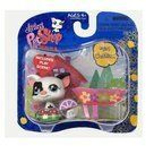 Littlest Petshop 537 - Cochon Qui Se Promène Avec Sa Brouette