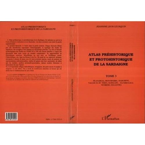 Atlas Préhistorique Et Protohistorique De La Sardaigne - Tome 3