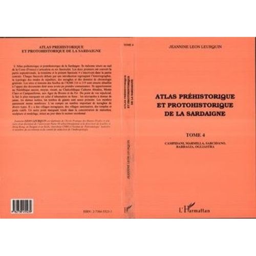 Atlas Préhistorique Et Protohistorique De La Sardaigne - Tome 4