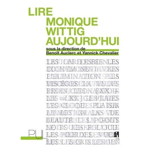 Lire Monique Wittig Aujourd'hui