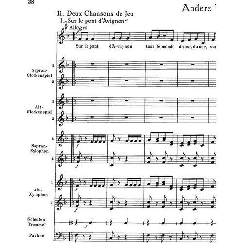 Orff-Schulwerk Musik Für Kinder Iii